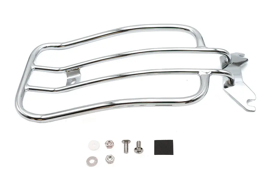 7 Inch Solo Luggage Rack Chrome - V-Twin Mfg. 1