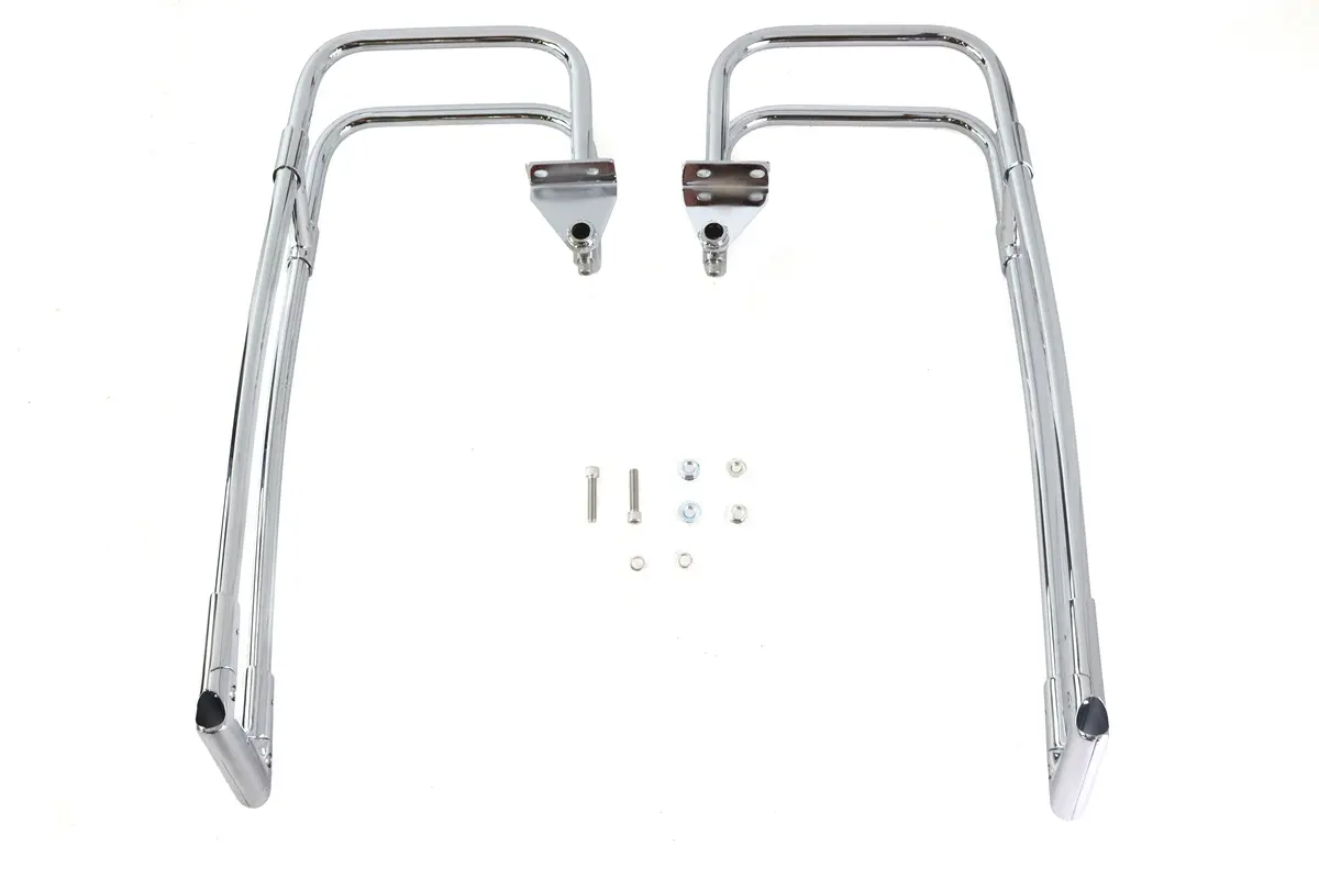 Saddlebag Guard Kit Chrome - V-Twin Mfg. 1