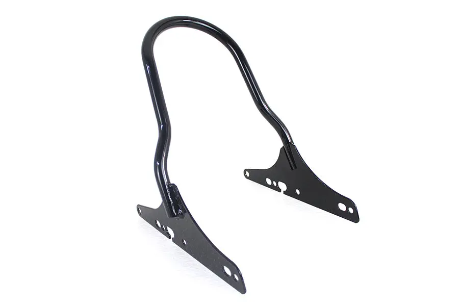 10-1/4 Inch Low Profile One Piece Sissy Bar Black - V-Twin Mfg. 1