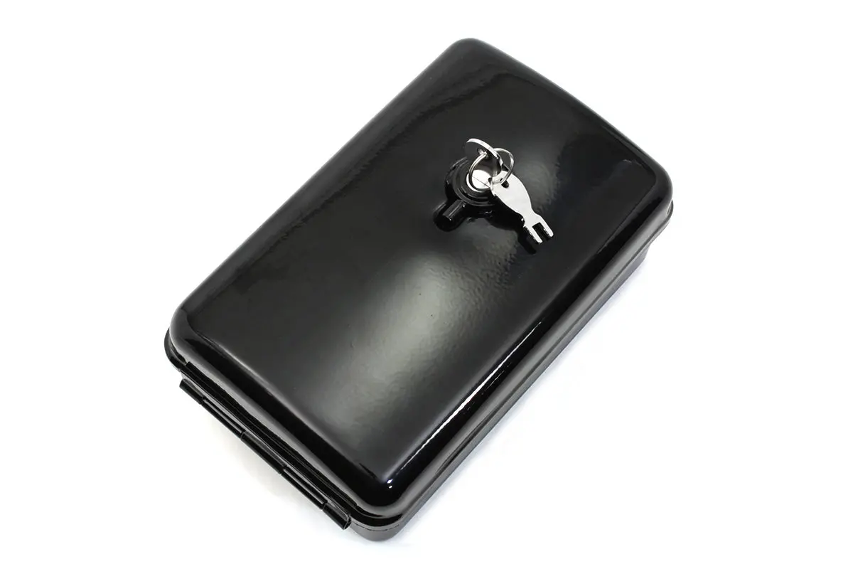 Rectangular Black Tool Box - V-Twin Mfg. 1