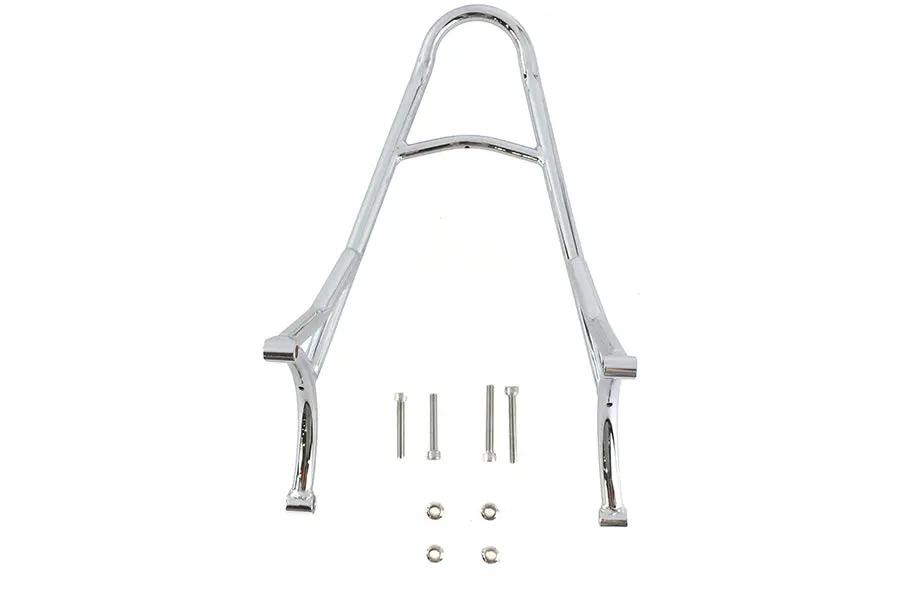13 Inch Round Sissy Bar Chrome - V-Twin Mfg. 1