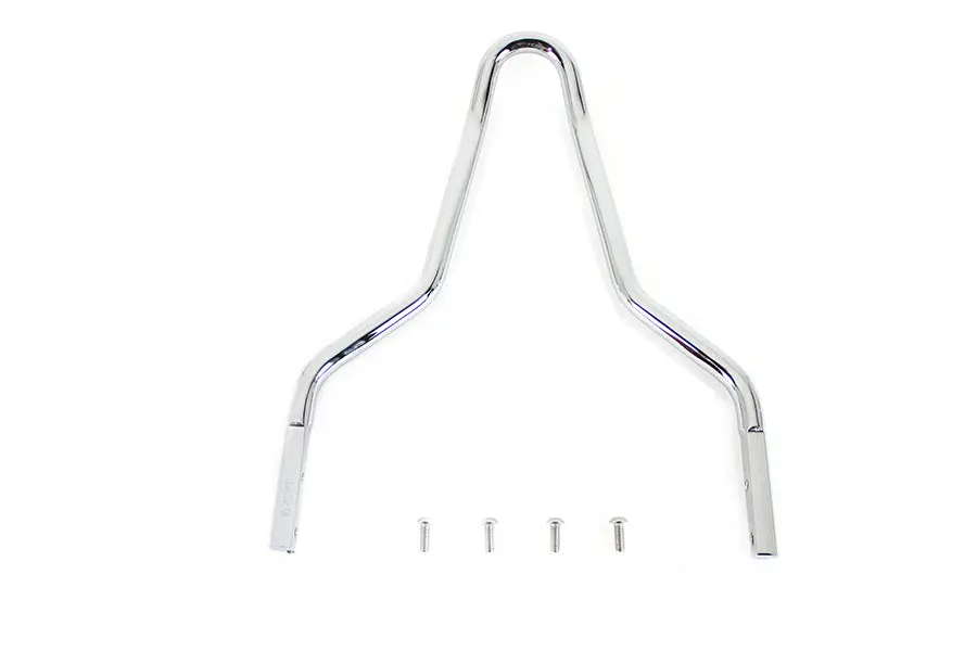 11 Inch Round Sissy Bar Top Chrome - V-Twin Mfg. 1