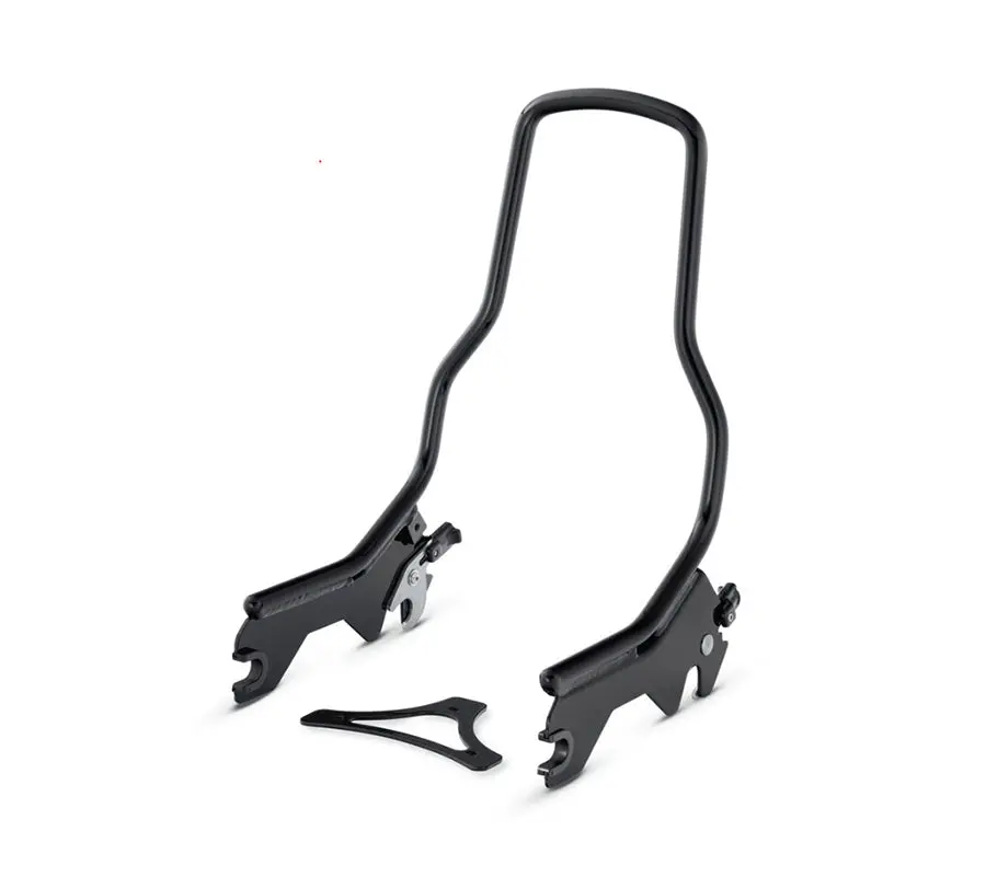 14-1/2 Inch Standard Detachable Sissy Bar Gloss Black - V-Twin Mfg. 1