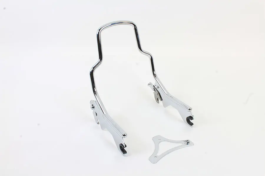 8-1/2 Inch Short Detachable Sissy Bar Chrome - V-Twin Mfg. 1