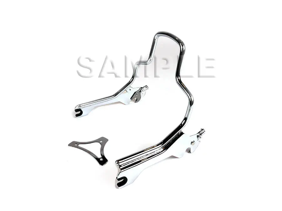 8-1/2 Inch Short Detachable Sissy Bar Chrome - V-Twin Mfg. 1