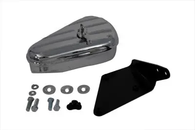 Tool Box And Mount Kit Right Side Chrome - V-Twin Mfg. 1