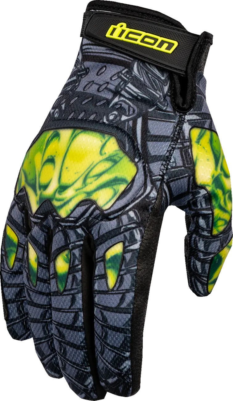 Icon Hooligan Outbreak™ Gloves - Green - Xl 3301-4656 1