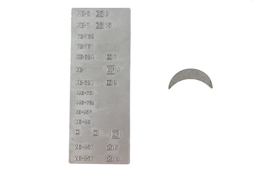 Forging Number Plate With Neck Extension Set - V-Twin Mfg. 1