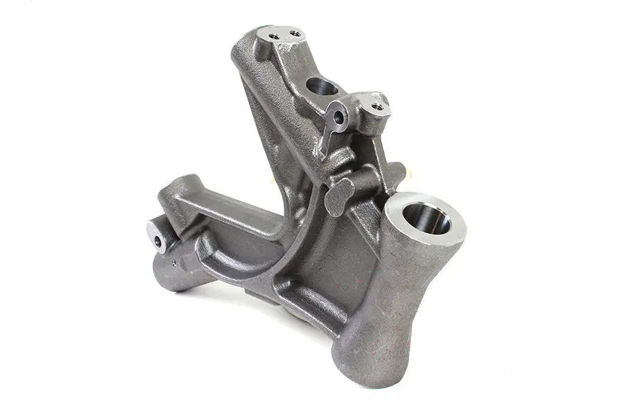 45 Inch Replica Rigid Cast Neck Raw Steel - V-Twin Mfg. 1