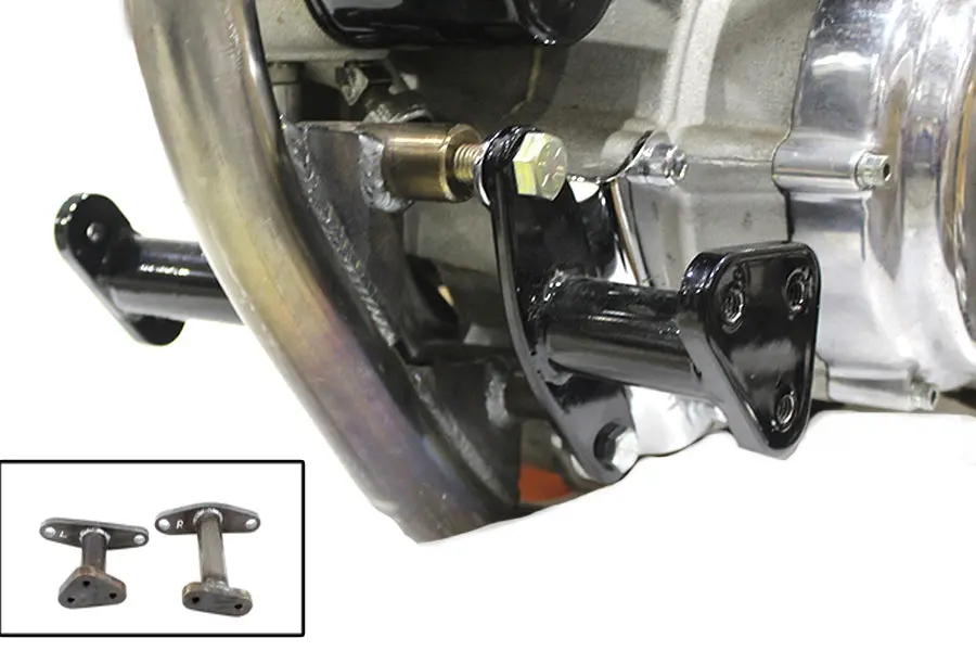 Xl Control Mount Set Black - V-Twin Mfg. 1