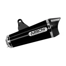 Arrow Honda Cb 125 F 15/16 Homologated Nichrom Dark X-Kone Silencer With Carbon End Cap For Arrow Collector 51517Xkn 1