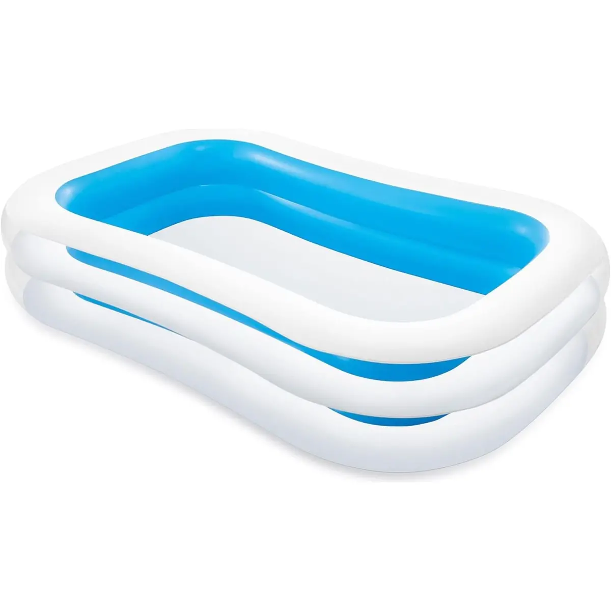 Swim Center Family Pool For 2-3 Kids, Backyard Splash Pool For Children 6+ Years Old, 198-Gallons, Blue & White 1
