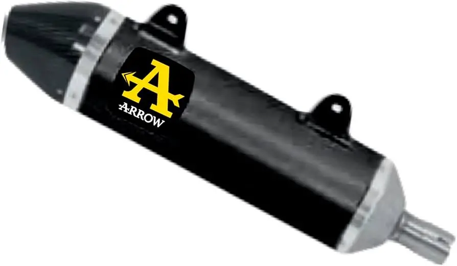 Arrow 52509Akn Aprilia Rx/Sx 125 2018-2024 Dark Aluminum Slip-On Exhaust "Thunder" 1