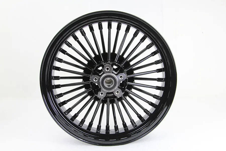 16 Inch X 3.5 Inch Duro 36 Fat Spoke Uni-Wheel Black - V-Twin Mfg. 1