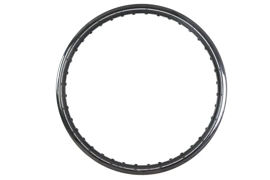 21 Inch X 1.85 Inch Rolled Edge Rim Black - V-Twin Mfg. 1