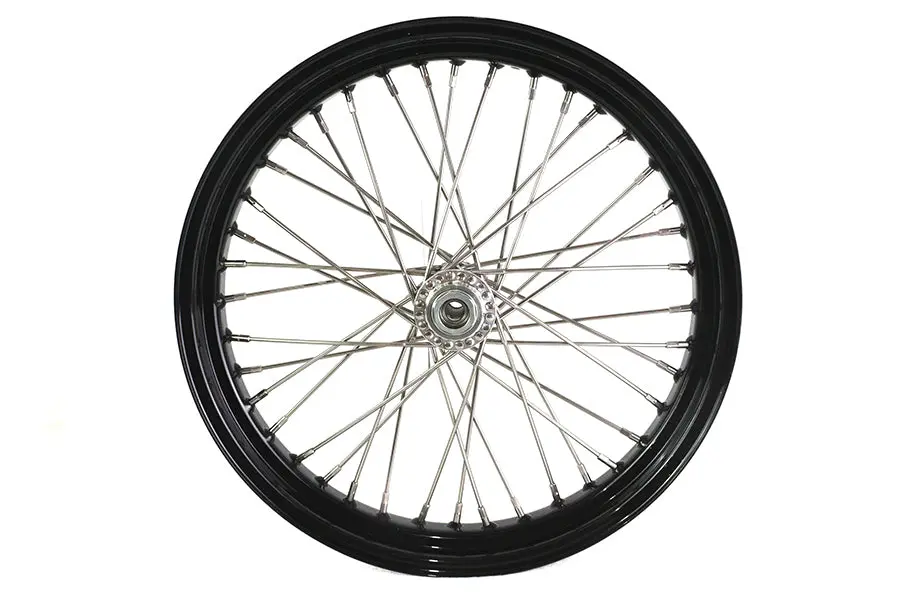 Xr 750 19 Inch X 3.00 Inch Front Spoke Wheel Black - V-Twin Mfg. 1