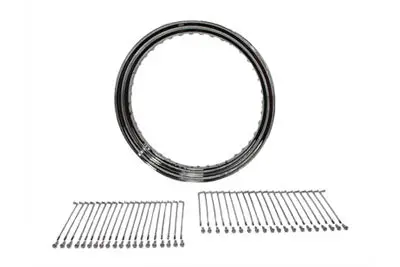 19 Inch X 2.50 Inch Wheel Rim And Spoke Kit Chrome - V-Twin Mfg. 1