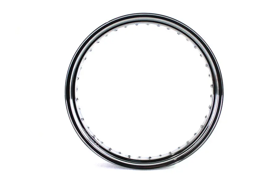 19 Inch X 3.00 Inch Drop Center Chrome Wheel Rim - V-Twin Mfg. 1