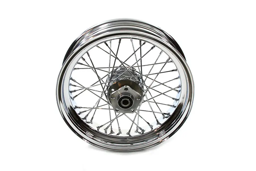 16 Inch X 4.00 Inch Rear Spoke Wheel - V-Twin Mfg. 1