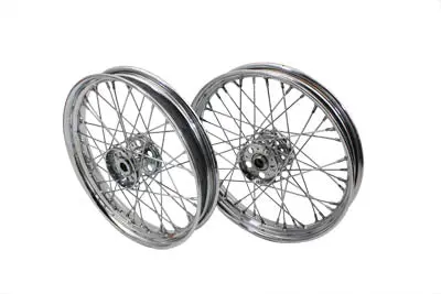 18 Inch X 2.15 Inch Servi-Car Rear Wheel Set - V-Twin Mfg. 1