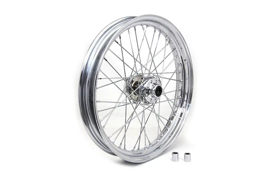 23 Inch X 3.00 Inch Front Spoke Wheel - V-Twin Mfg. 1