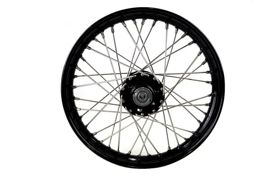 18 Inch X 2.15 Inch Indian Rear Wheel Black - V-Twin Mfg. 1