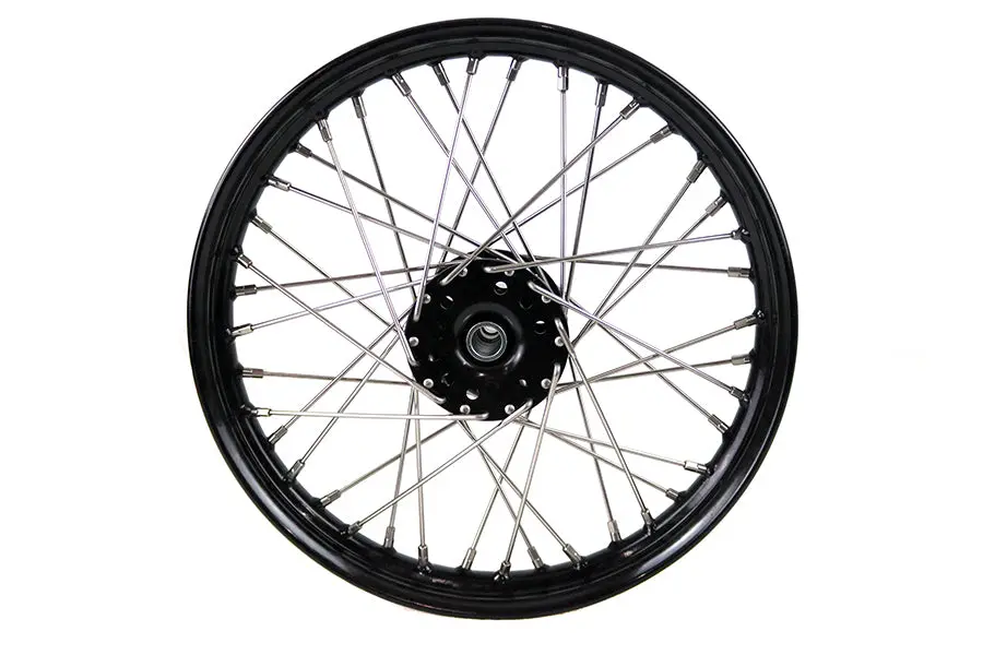 18 Inch X 2.15 Inch Indian Rear Wheel Black - V-Twin Mfg. 1