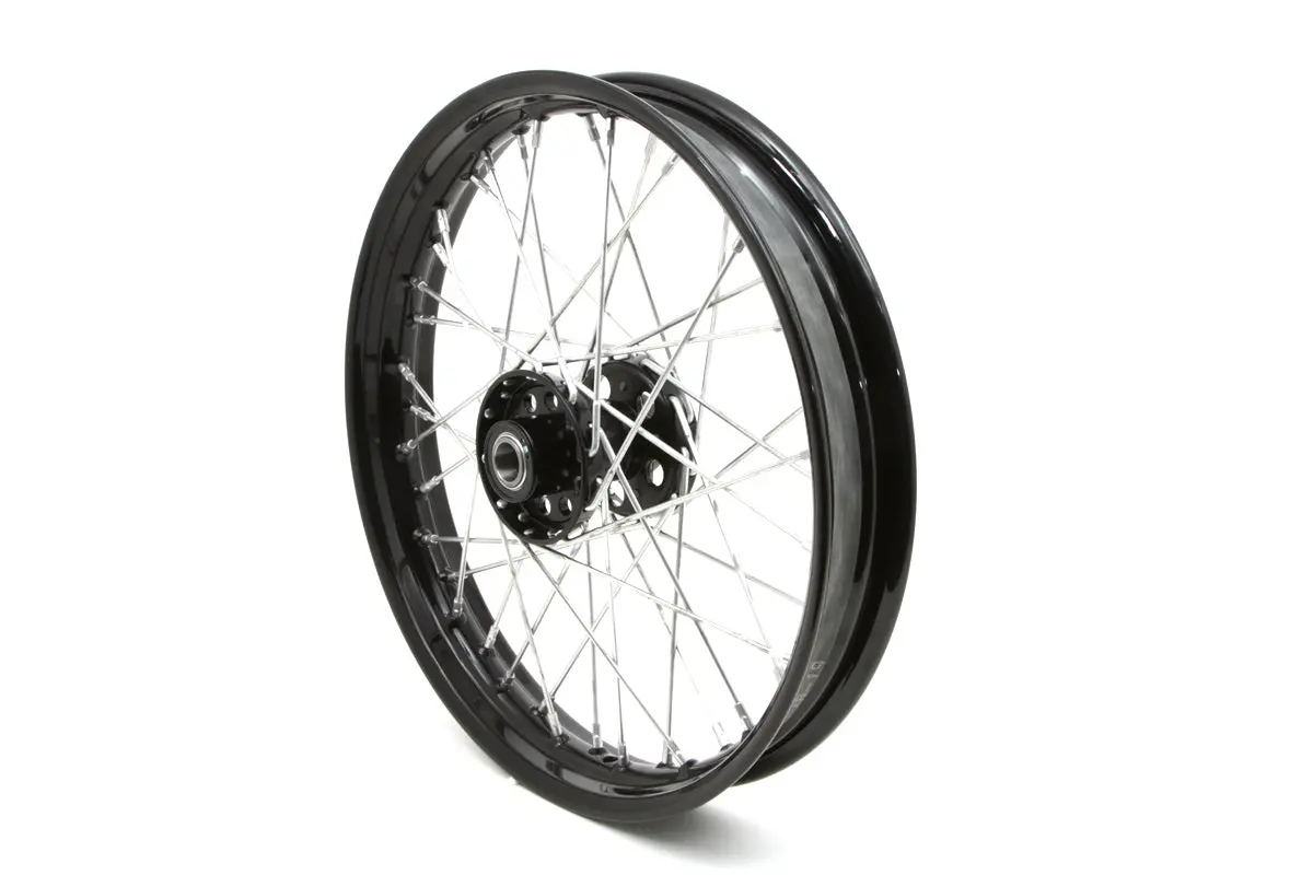 18 Inch X 3.00 Inch Replica Front Or Rear Spoke Wheel - V-Twin Mfg. 1
