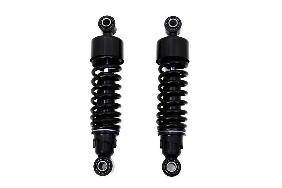 2-1/4 Inch Lower Shock Set Gloss Black - V-Twin Mfg. 1