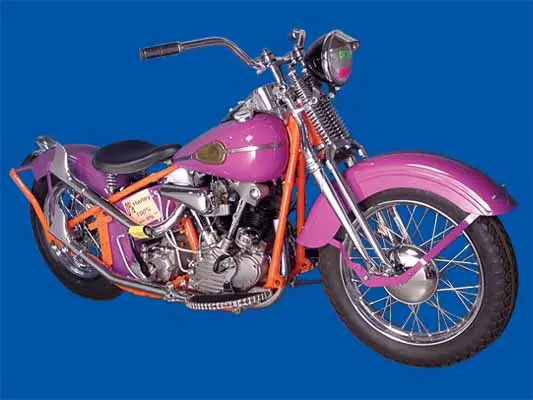 1941 Knucklehead Bobber Bike Kit Chrome - V-Twin Mfg. 1