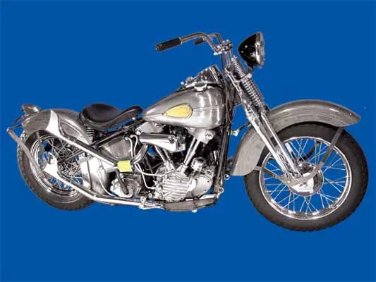 1941 Knucklehead Bobber Bike Kit Restoration Finish - V-Twin Mfg. 1