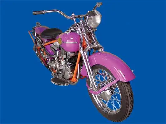 1941 Knucklehead Bobber Bike Kit Chrome - V-Twin Mfg. 1