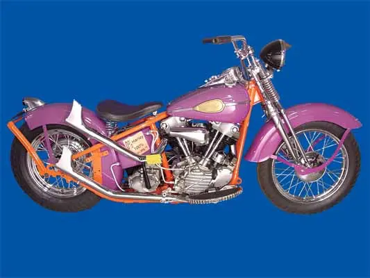 1941 Knucklehead Bobber Bike Kit Restoration Finish - V-Twin Mfg. 1