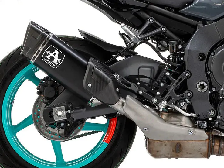 71507Ptn  Arrow Pista Slip-On Exhaust, Titanium Dark For Yamaha Mt-10 2022-2025 1