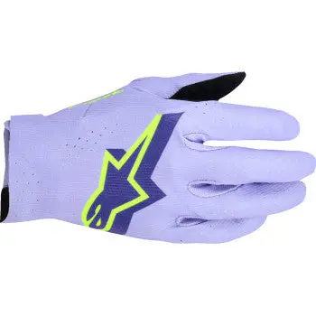 Alpinestars Supertech Mx Gloves - Lavender/Violet/Fluo Yellow - Small 3560526-3151-S 1