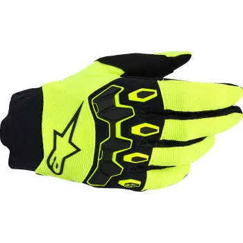 Alpinestars Youth Full Bore V2 Gloves - Fluo Yellow/Black - Large 3540226-551-L 1