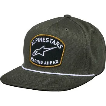 In Stock Alpinestars Promptus Snapback Hat - Military 1235-81445-690-Os 1