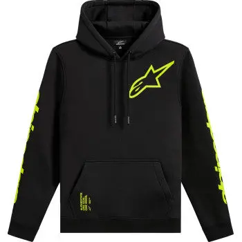 In Stock Alpinestars Triple Pullover Hoodie - Black - 2Xl 1235-51405-10-2X 1