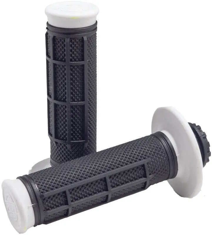 Protaper Pro Series Clamp On 1/2 Waffle White/Black 1