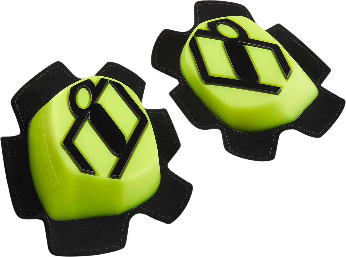 Icon Cloverleaf 2 Knee Pucks - Hi-Vis 2704-0610 1