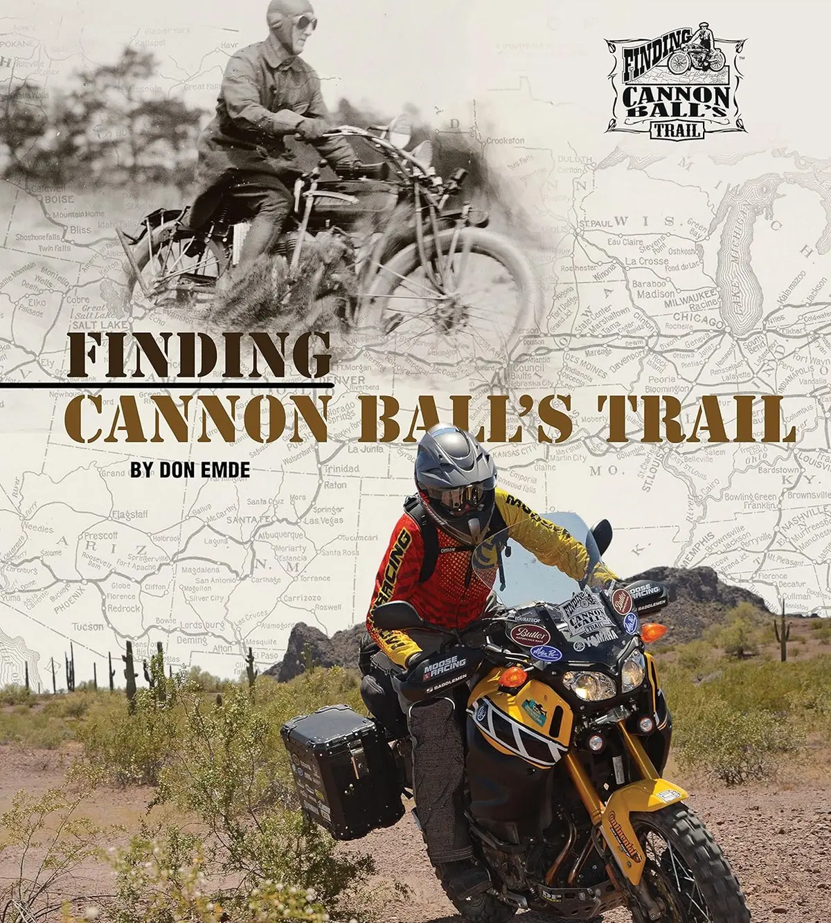 Hard Cover Finding Cannonball Trail Book - V-Twin Mfg. 1