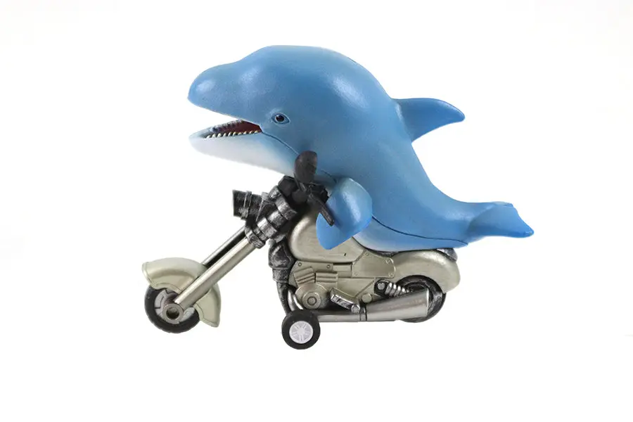 Big Head Dolphin Animal Rider Toy - V-Twin Mfg. 1