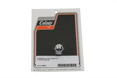 Chrome Acorn Nut 9/16 Inch-12 Coarse Thread - V-Twin Mfg. 1