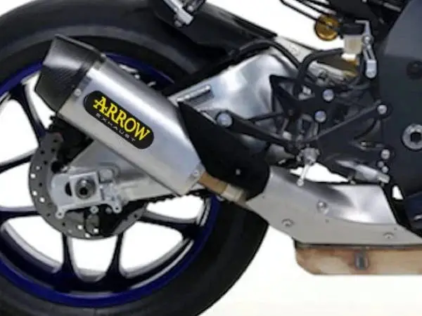71829Pk Arrow Yamaha Yzf R1 15-25  Homologated Titanium Indy Race Silencer With Carbon End Cap For Original Collectors 1
