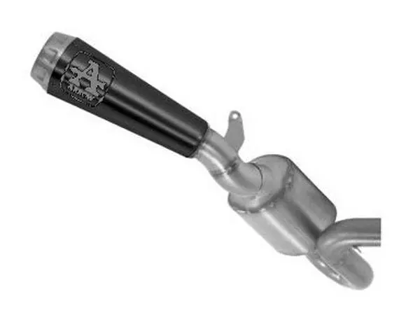 In Stock Open Box 71223Prn  Arrow Pro-Race Slip-On Exhaust, Nichrome Dark Ducati Scrambler 800 Icon 21-25 1