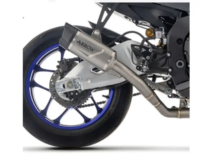 71247Hk Arrow Yamaha Yzf R1 2025  Half System Racing - Indy Race Evo Titanium Silencer + Titanium Link Pipe Ø60mm. 1