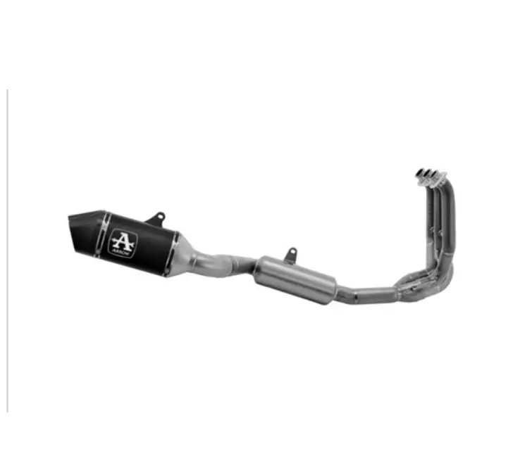 71008Van Arrow Racing Veloce Full System Racing With Veloce Aluminium "Dark" Silencers For Triumph Trident 660 2025 1