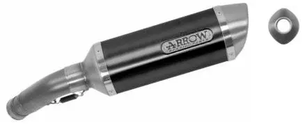 Arrow Suzuki Exhaust Muffler Arrow Thunder Dark Suzuki Gsx-R 600 I.E. (06-07) Suzuki Gsx-R 750 I.E. (06-07)  71702Aon 1