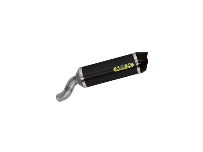 71856Akn  Arrow Race-Tech Slip-On Exhaust, Aluminum Dark For Kawasaki Z900 17-24 1