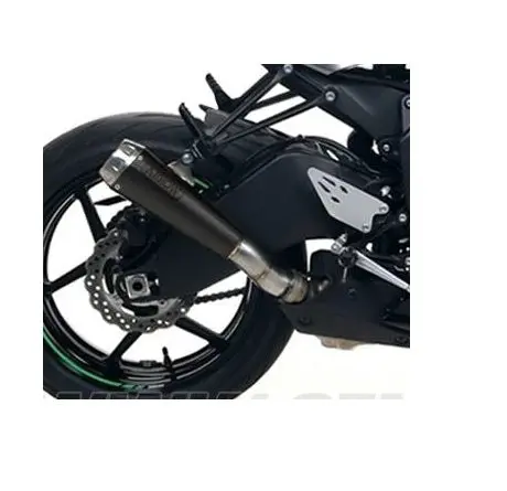 71898Prn Arrow Pro-Race Zx-6R 636 2009-2025 2026  Slip-On Exhaust Nichrome Dark With Steel End Cap 1